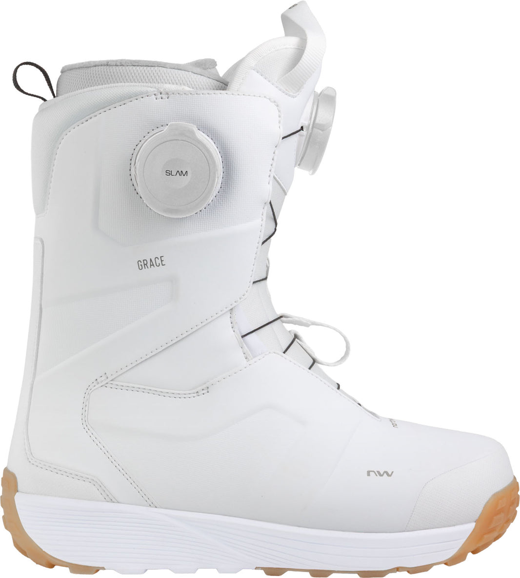 Northwave Drake Grace SL.AM Snowboard Boots — White, outside