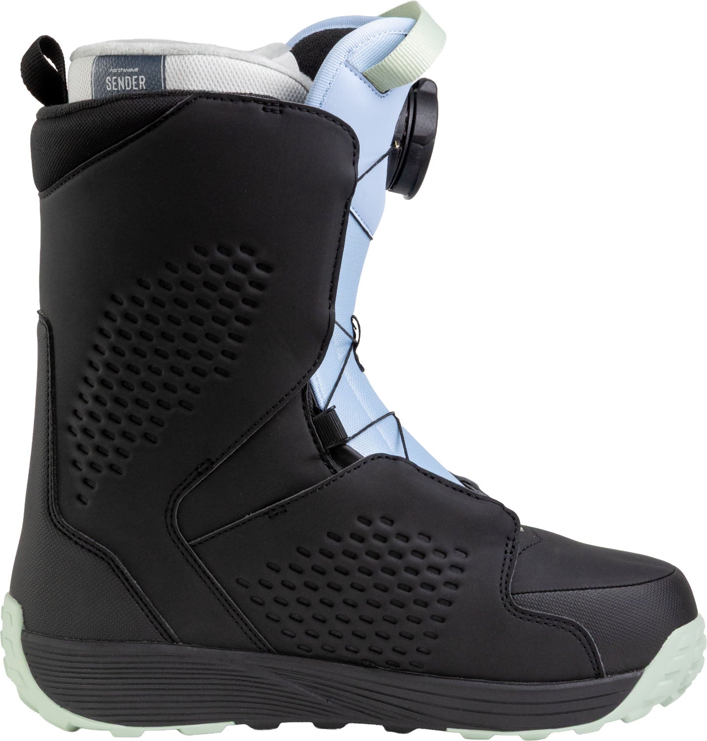 Northwave Drake Dahlia SL.AM Snowboard Boots — Black/Sky, inside
