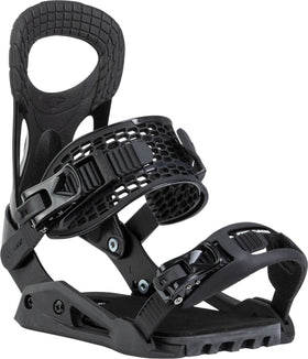Northwave Drake King Snowboard Bindings — Black, front three-quarter