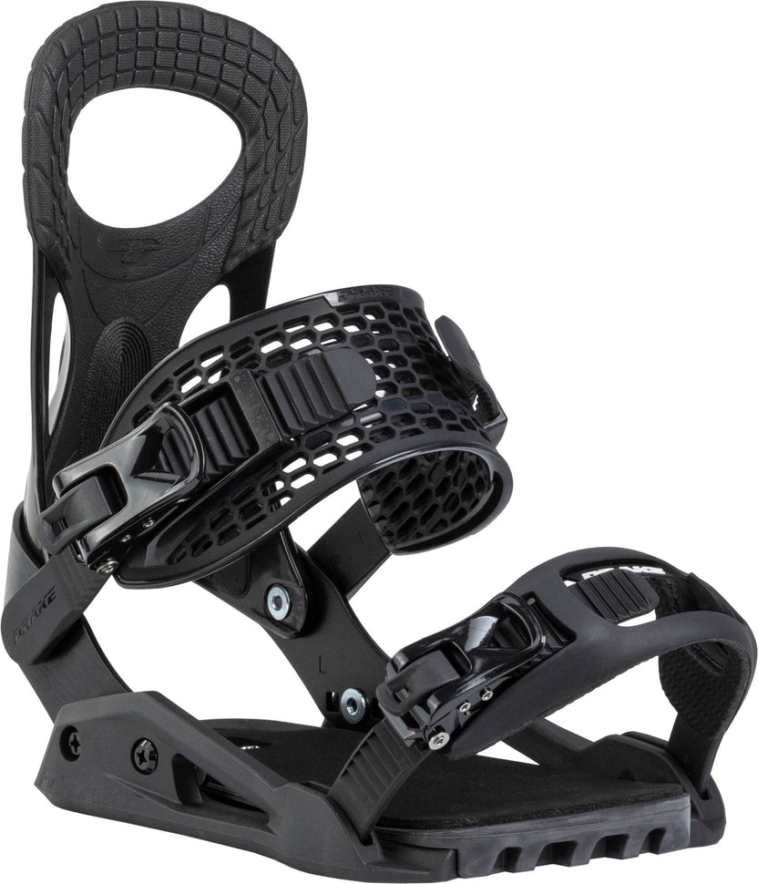 Northwave Drake King Snowboard Bindings — Black, front three-quarter