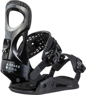 Northwave Drake King Snowboard Bindings — Black, rear three-quarter