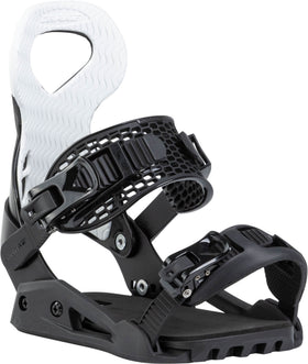 Northwave Drake Queen Snowboard Bindings — Black, front three-quarter