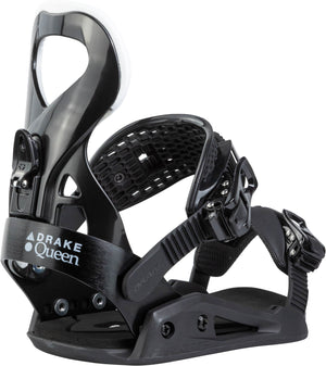 Northwave Drake Queen Snowboard Bindings — Black, rear three-quarter
