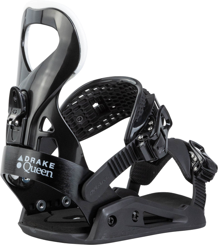 Northwave Drake Queen Snowboard Bindings — Black, rear three-quarter