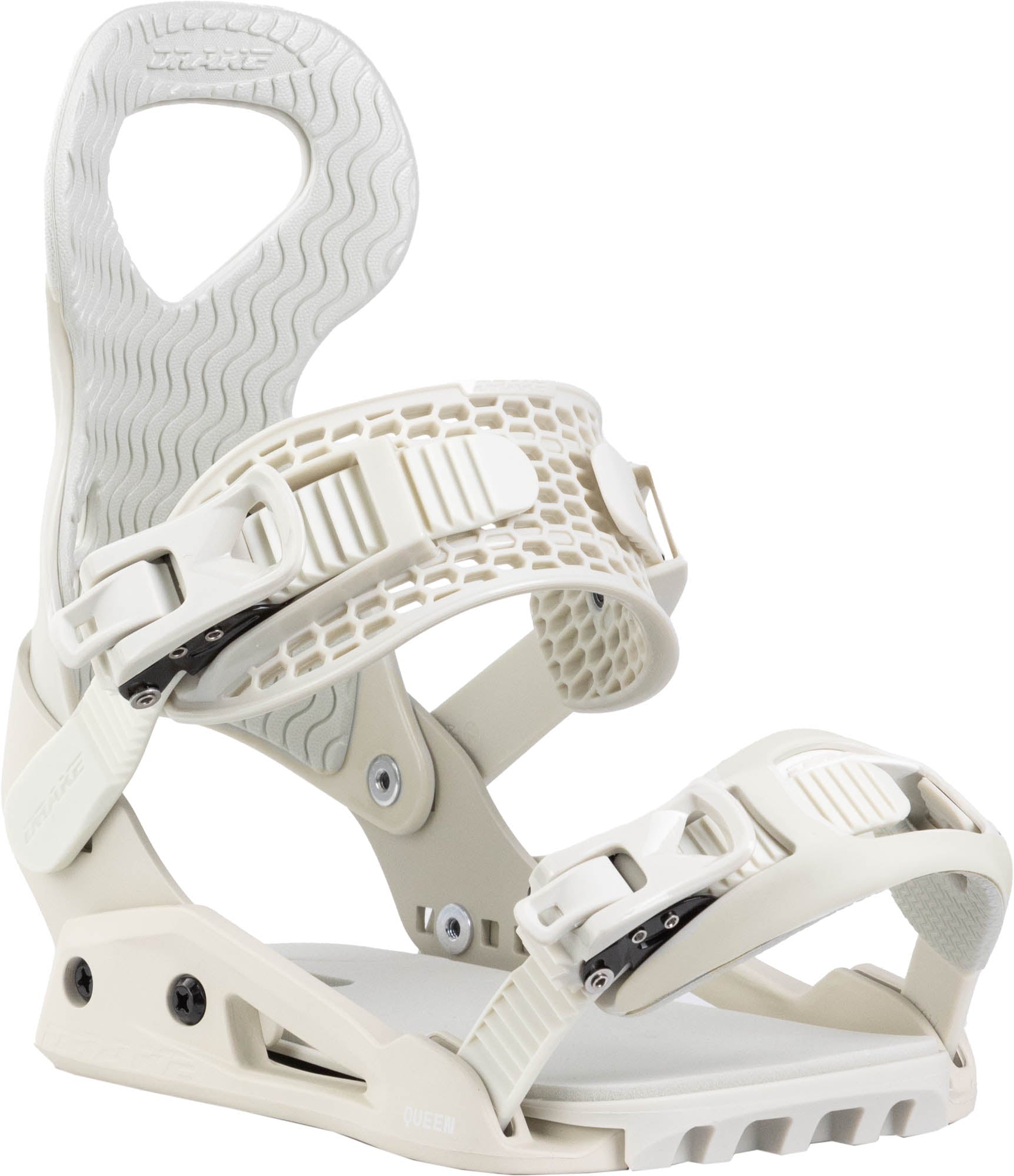 Northwave Drake Queen Snowboard Bindings — Off White, front three-quarter