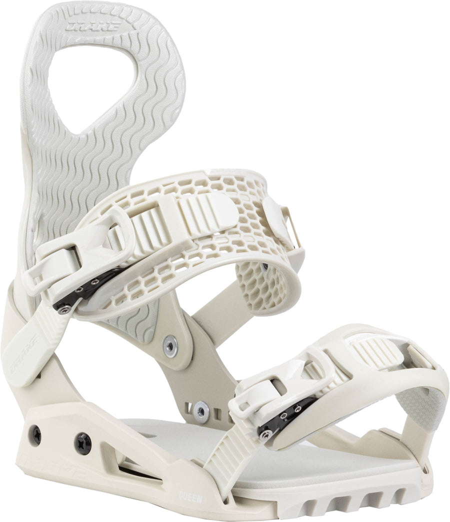Northwave Drake Queen Snowboard Bindings — Off White, front three-quarter