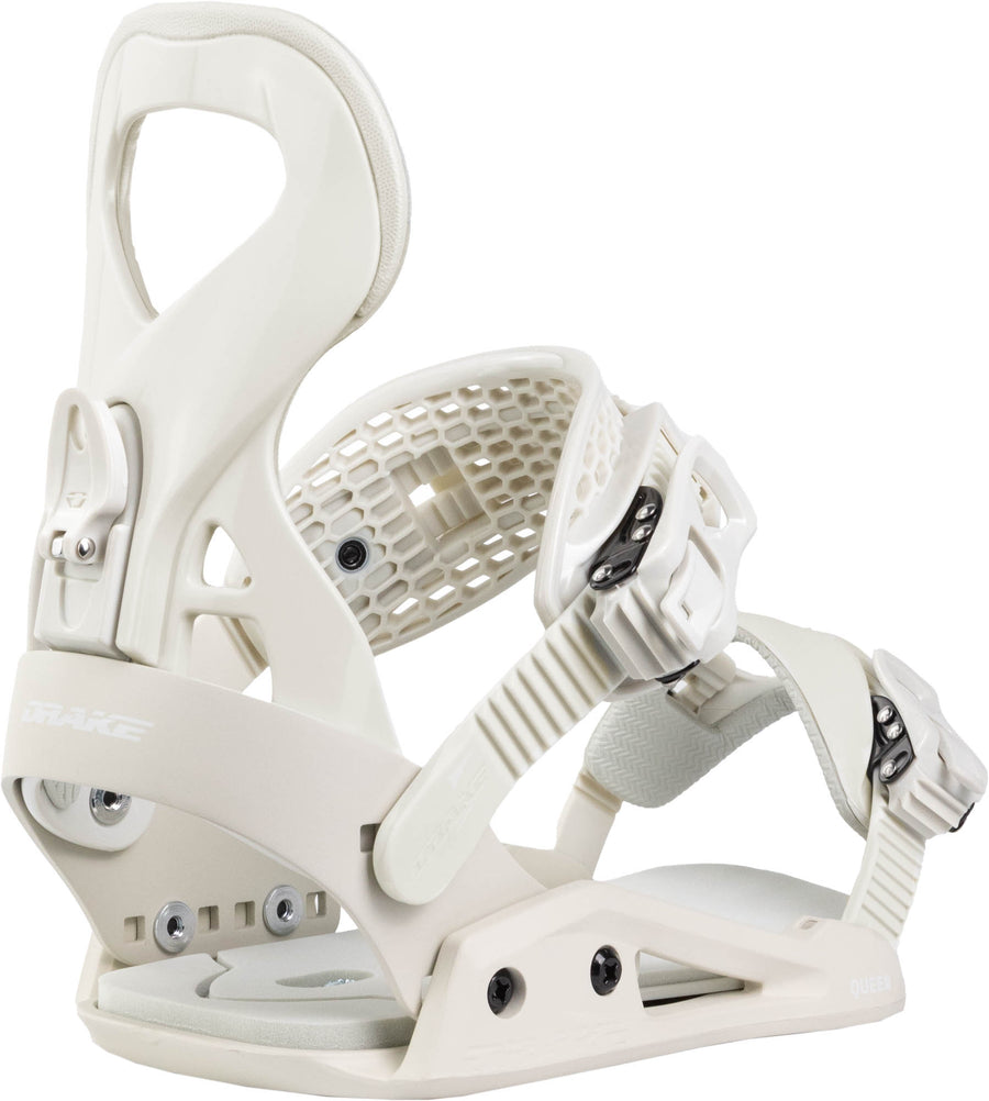 Northwave Drake Queen Snowboard Bindings — Off White, rear three-quarter