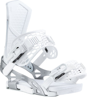 Northwave Drake Radar Snowboard Bindings — White, front three-quarter