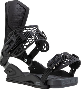 Northwave Drake Supersport Snowboard Bindings — Black, front three-quarter