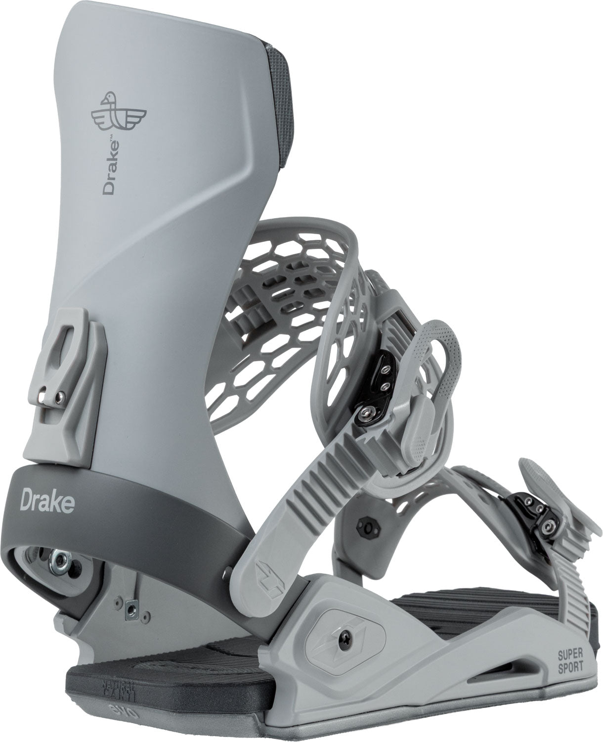 Northwave Drake Supersport Snowboard Bindings — Grey, side