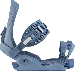 Northwave Drake Fifty Snowboard Bindings — Blue, rear three-quarter