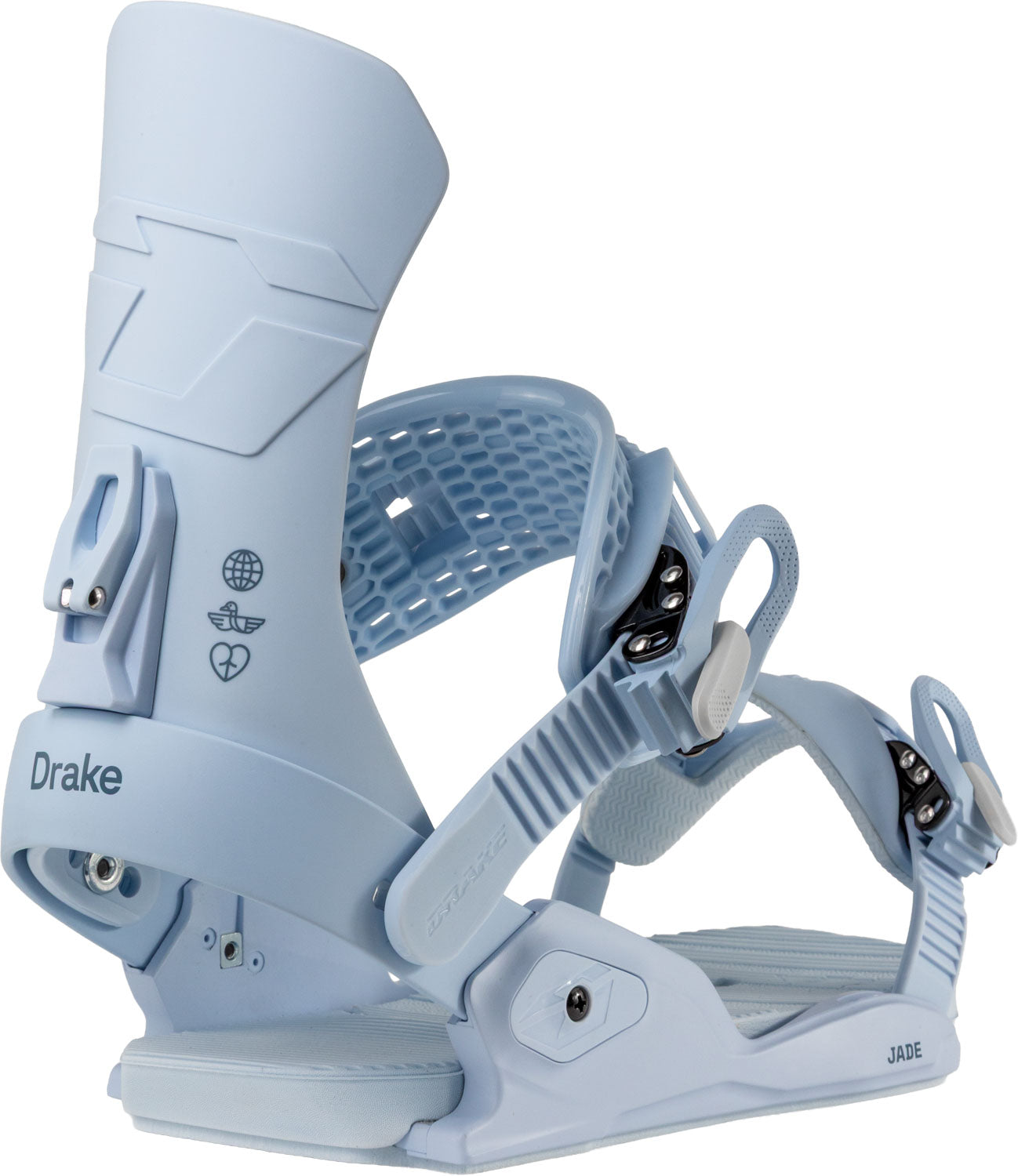 Northwave Drake Jade Snowboard Bindings — Blue Sky, side