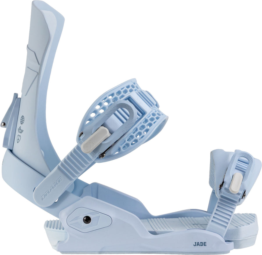 Northwave Drake Jade Snowboard Bindings — Blue Sky, rear three-quarter
