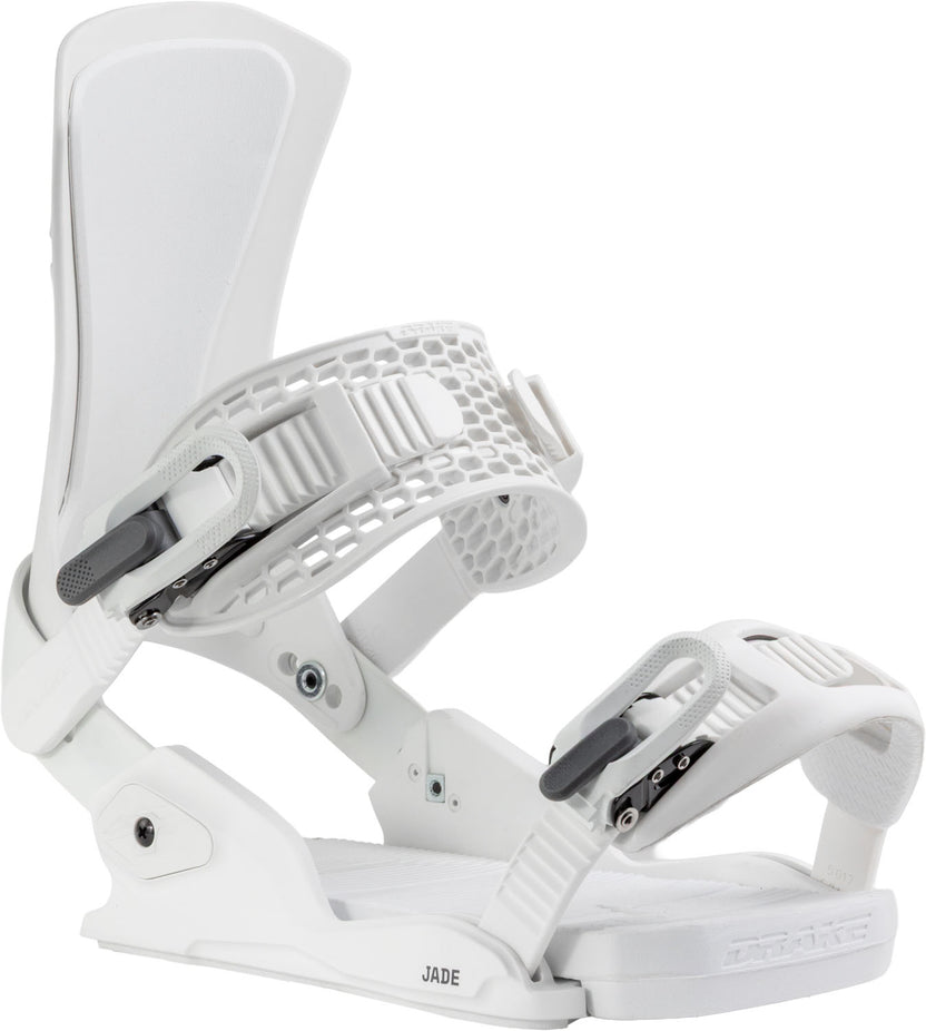 Northwave Drake Jade Snowboard Bindings — White, front three-quarter