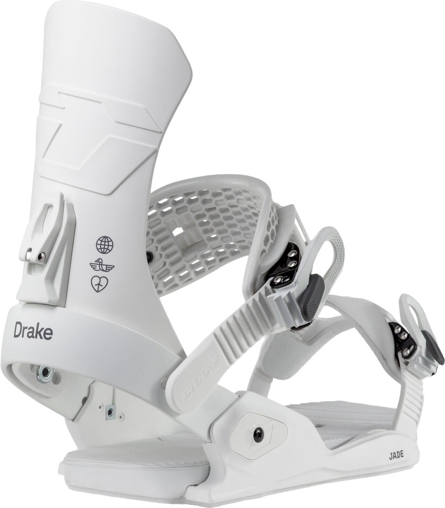 Northwave Drake Jade Snowboard Bindings — White, side
