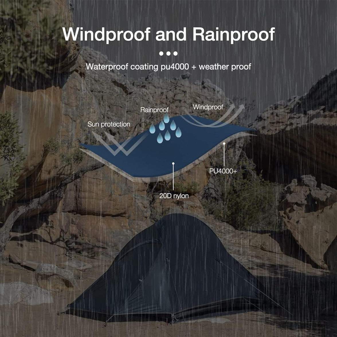 Naturehike Cloud Up 2 Person Tent - Navy