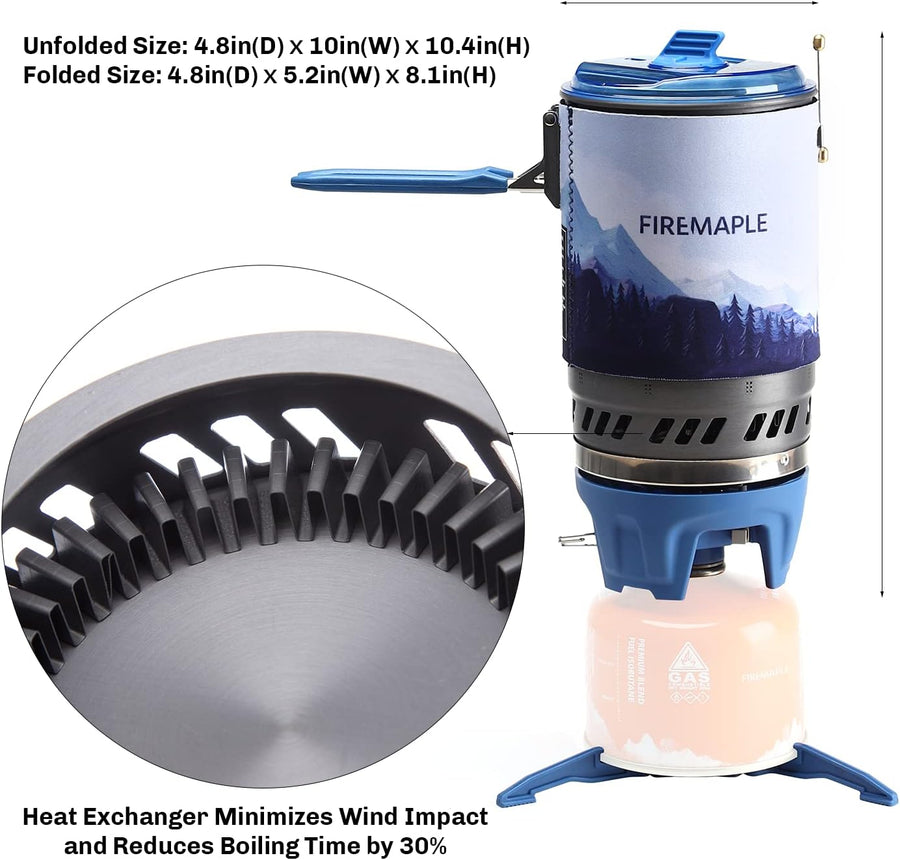 Fire Maple Star X5
Polaris Pressure-Regulator Cooking System (Blue)