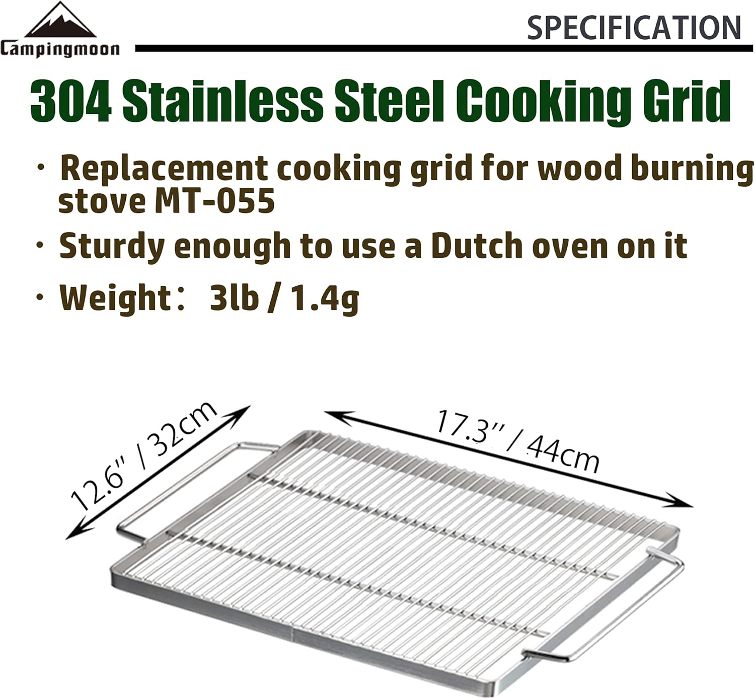 Camping Moon Camping Cooking Grill for MT-055 2026