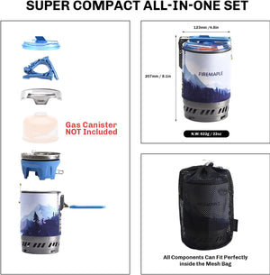 Fire Maple Star X5
Polaris Pressure-Regulator Cooking System (Blue)