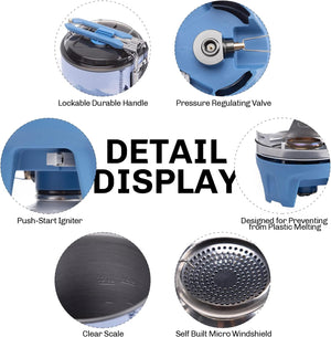 Fire Maple Star X5
Polaris Pressure-Regulator Cooking System (Blue)