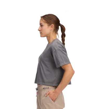 Black Diamond Women's Diamond Crop Short Sleeve Tee