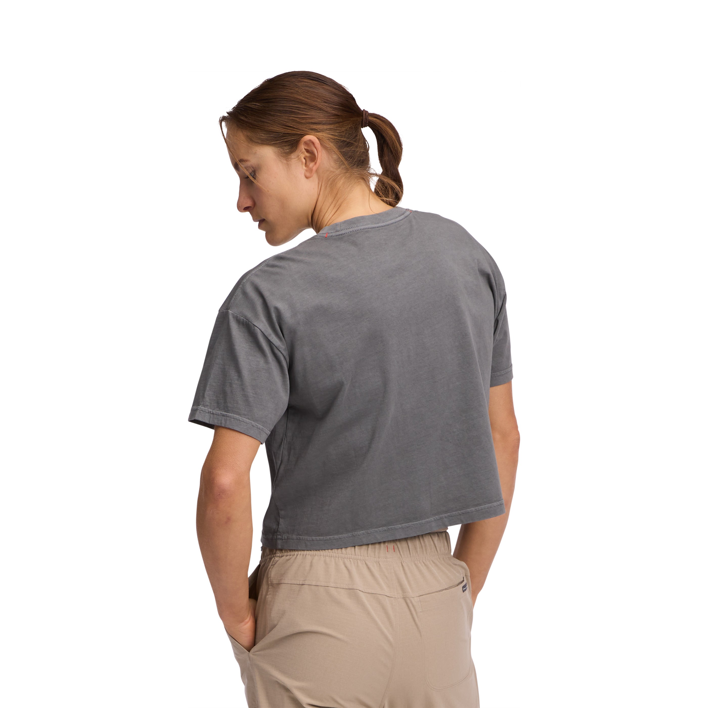 Black Diamond Women's Diamond Crop Short Sleeve Tee