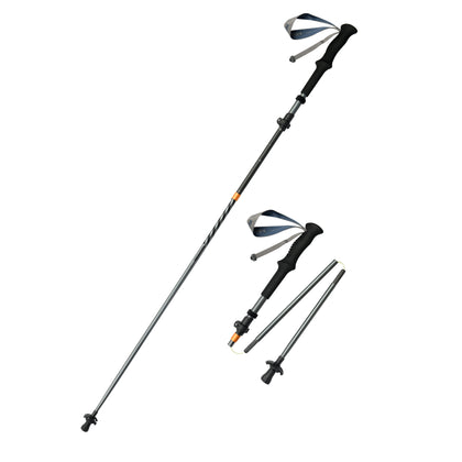 Naturehike Chang Feng UL - Carbon And Aluminum Five-Section Adjustable Folding Trekking Pole Grey