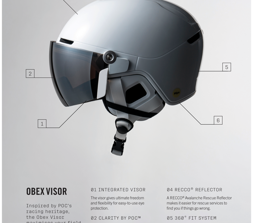 Poc Obex Visor Ski Helmet 2026
