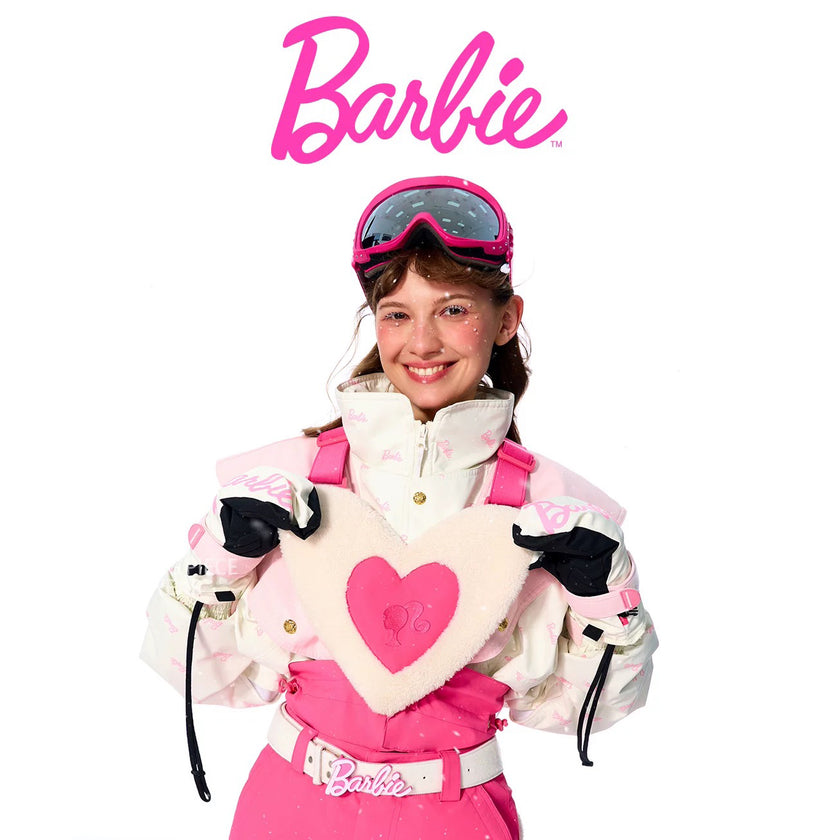BCG Barbie Limited Edition Pink Heart Ski Bibs