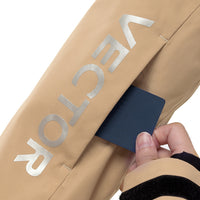 Vector Brown Snowpark Slash 2L Jacket - Unisex
