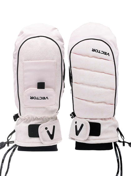 Vector Glide Kevlar 3-in-1 Snowboard & Ski Mittens With Wrist Guard