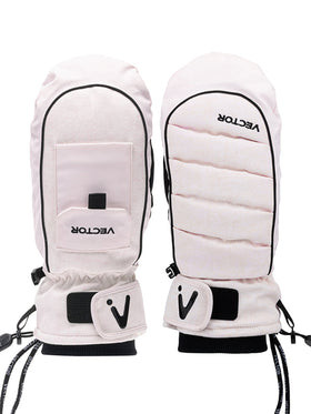 Vector Glide Kevlar 3-in-1 Snowboard & Ski Mittens With Wrist Guard