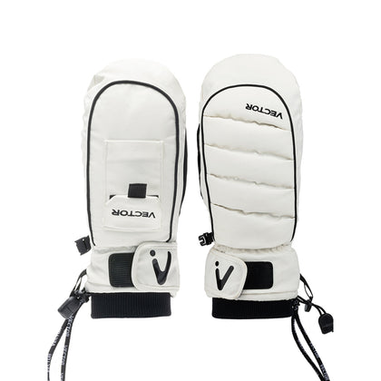 Vector Glide Kevlar 3-in-1 Snowboard & Ski Mittens With Wrist Guard