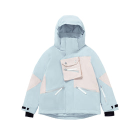 Vector Snowy Land Kids' Snowpark Detachable Pocket Jacket
