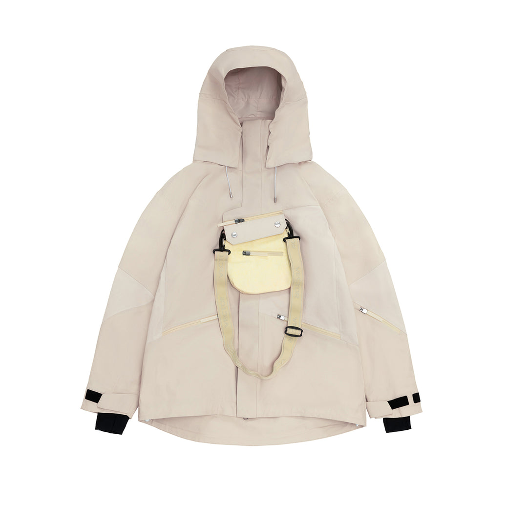 Vector Yellow  3L Snowpark Insulated Detachable Pocket Jacket - Unisex