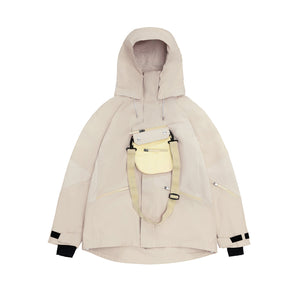 Vector Yellow  3L Snowpark Insulated Detachable Pocket Jacket - Unisex