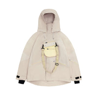 Vector Yellow  3L Snowpark Insulated Detachable Pocket Jacket - Unisex