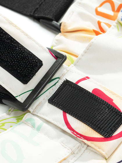 Vector Pastel Doodle Land Kids' Graffiti Bib Pants