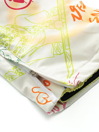 Vector Pastel Doodle Land Kids' Graffiti Bib Pants