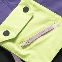 Vector Aurora Land Kids' Snowpark Detachable Pocket Bib Pants