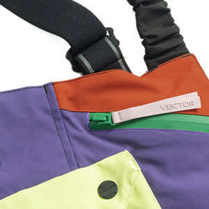 Vector Aurora Land Kids' Snowpark Detachable Pocket Bib Pants