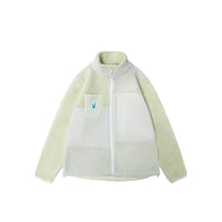 Vector Sand White Kids' Patch Darn Fleece Jacket