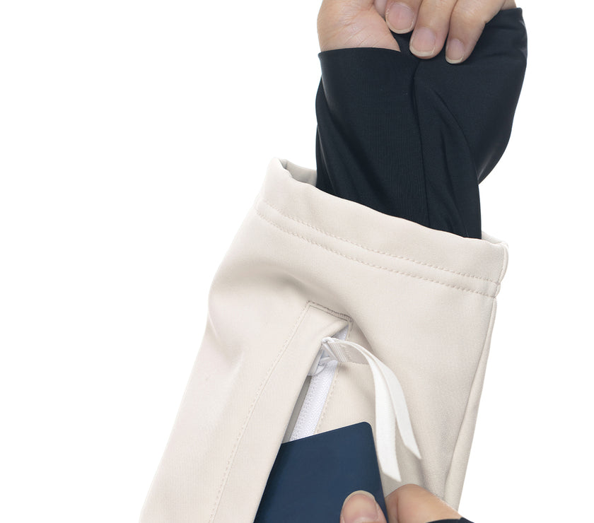 Vector Snow White Turtleneck Snow Crew Mid-Layer Sweatshirt - Unisex