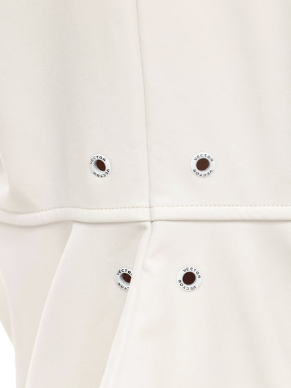 Vector Snow White Turtleneck Snow Crew Mid-Layer Sweatshirt - Unisex