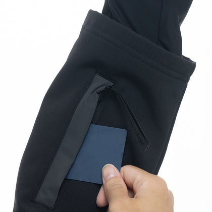 Vector Classic Black Turtleneck Snow Crew Mid-Layer Sweatshirt - Unisex