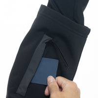 Vector Classic Black Turtleneck Snow Crew Mid-Layer Sweatshirt - Unisex