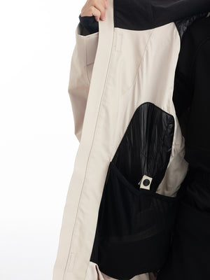 Vector Yellow  3L Snowpark Insulated Detachable Pocket Jacket - Unisex