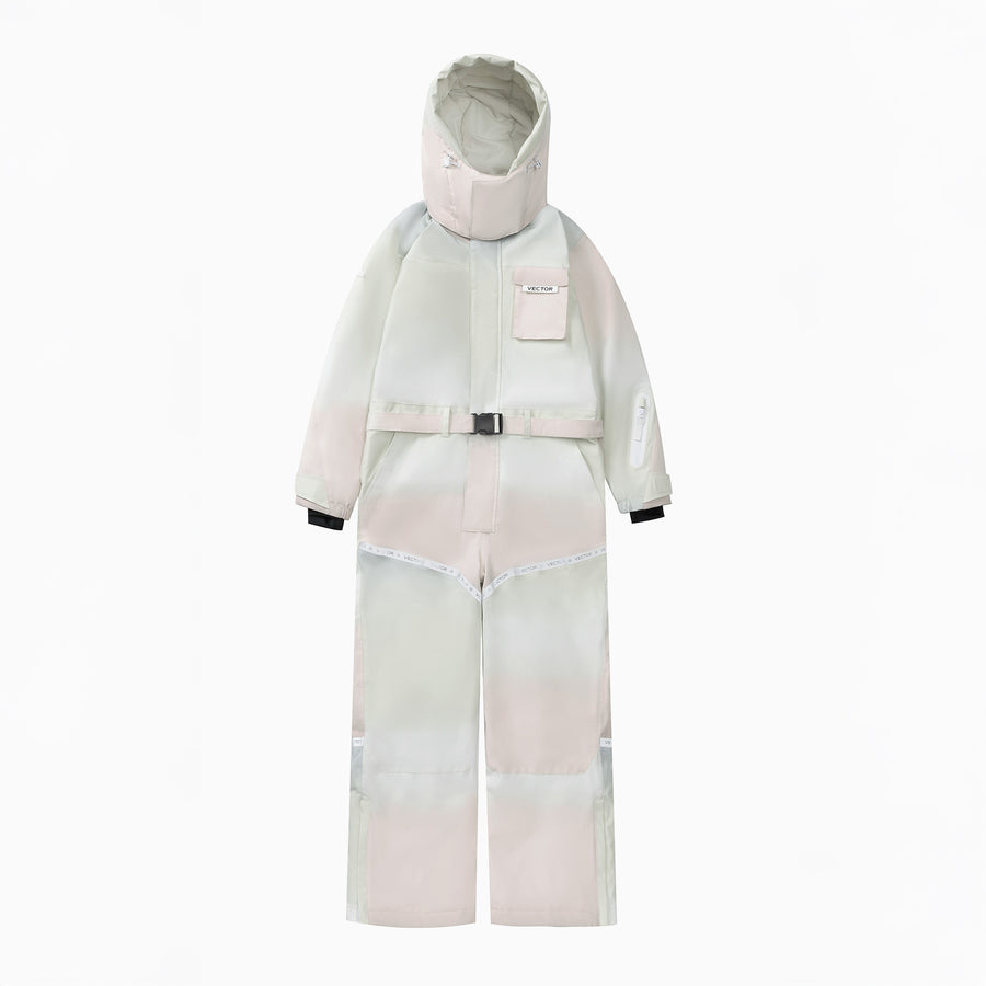 Vector Misty Brown Kids' Nebula Spliced Jumpsuit
