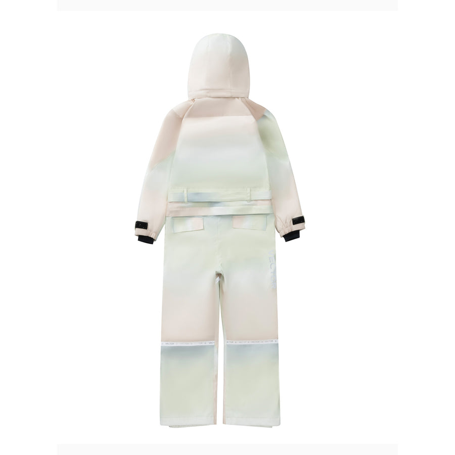 Vector Misty Brown Kids' Nebula Spliced Jumpsuit