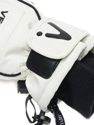Vector Glide Kevlar 3-in-1 Snowboard & Ski Mittens With Wrist Guard